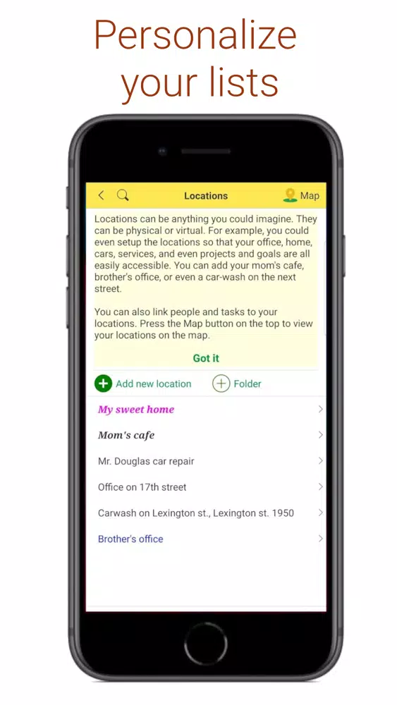 Tangkapan skrin myCRM: Todo & task manager