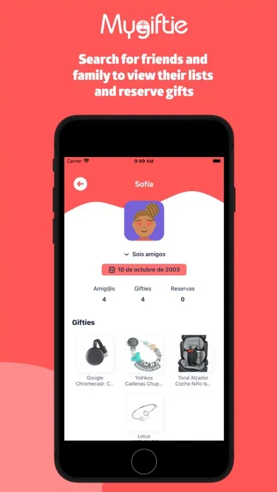 تصاویر MyGiftie: Create your Wishlist