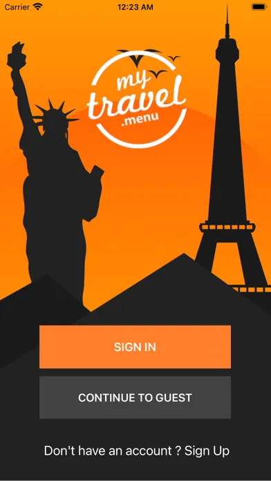 Mytravel.menu Screenshots