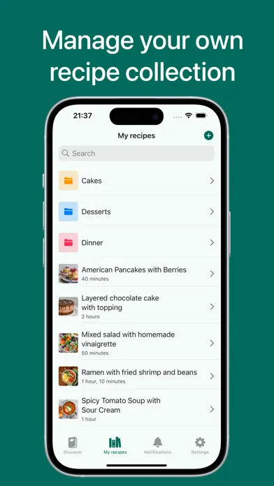 My Recipe Pad - Recipe manager Screenshots