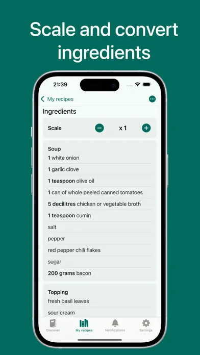 My Recipe Pad - Recipe manager Screenshots