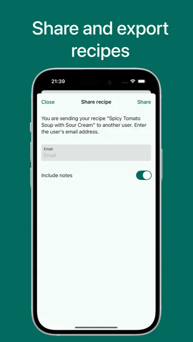 My Recipe Pad - Recipe manager Screenshots