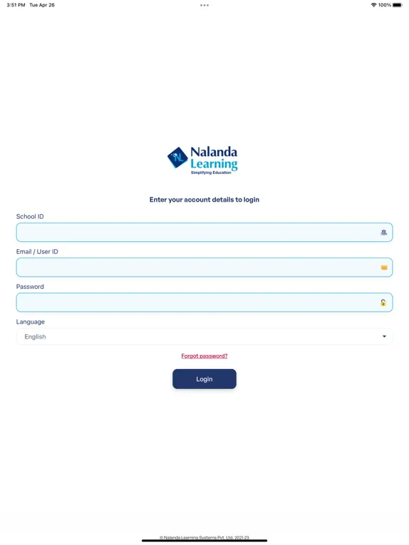 صور Nalanda  – Teacher App iPad 
