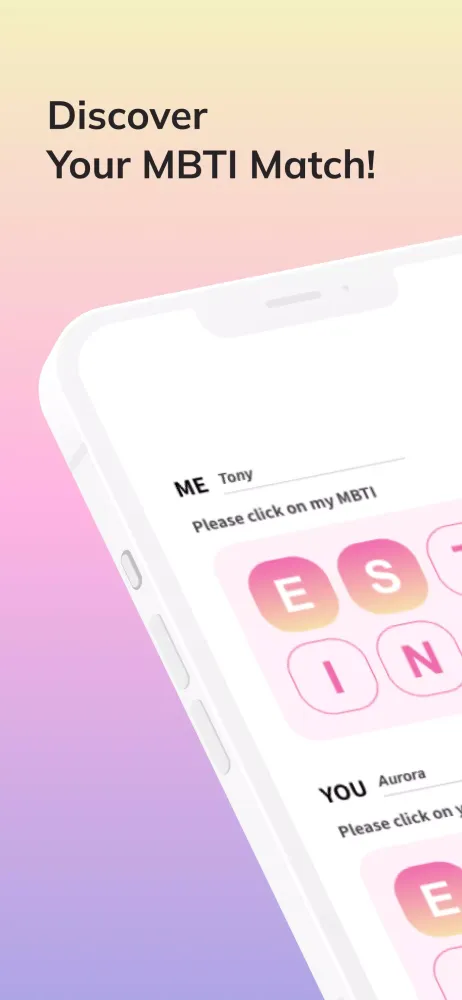 You & I - MBTI Match Screenshots