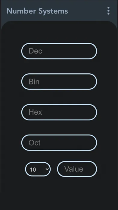 Tangkapan skrin Number System Converter Pro
