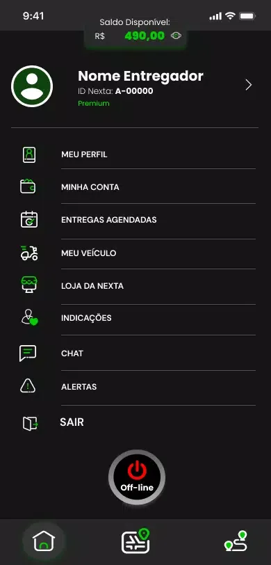 Nexta Delivery Screenshots