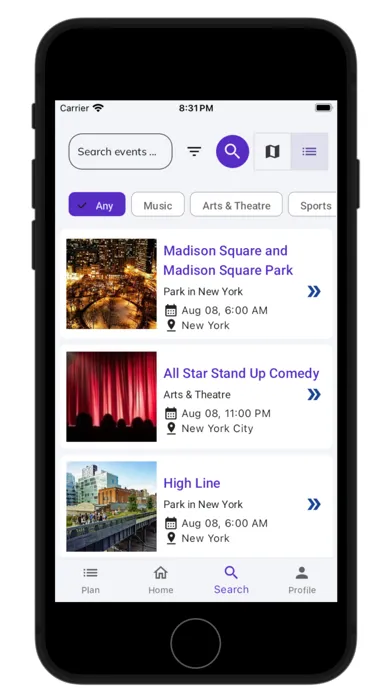 صور NextSpot - find events nearby