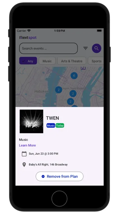 صور NextSpot - find events nearby