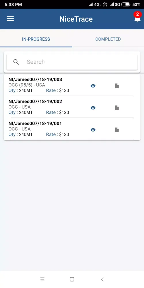 NiceTrace Screenshots