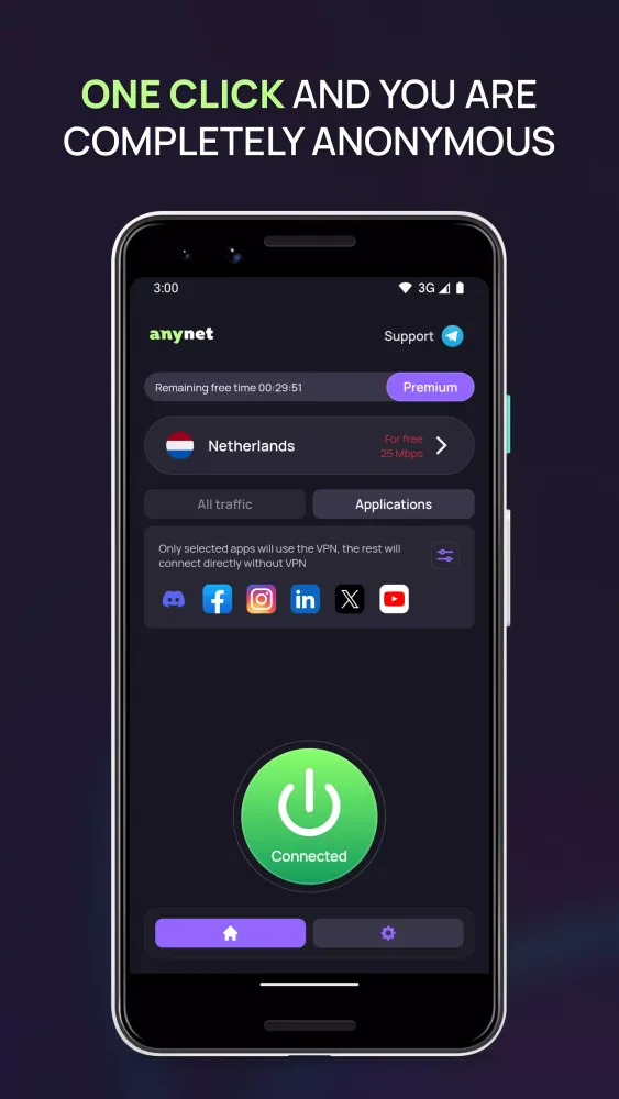 anynet VPN Screenshots