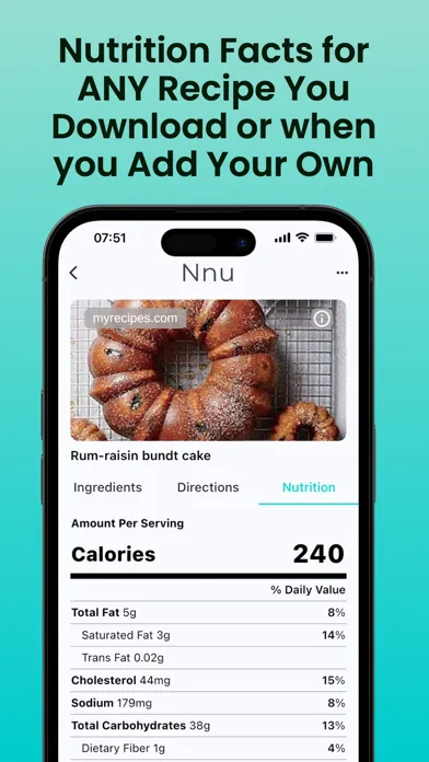 Nnu: Meal Planner & Recipes Ekran Görüntüleri