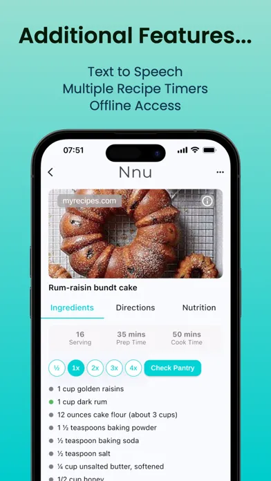 Nnu: Meal Planner & Recipes Ekran Görüntüleri