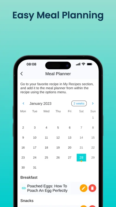 Nnu: Meal Planner & Recipes Ekran Görüntüleri