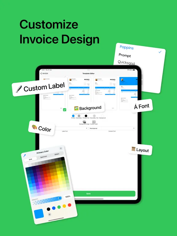 Invoicebits: Invoice Generator iPad  স্ক্রিনশট