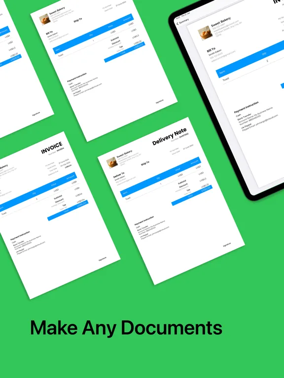 Invoicebits: Invoice Generator iPad  স্ক্রিনশট