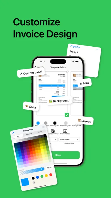 Invoicebits: Invoice Generator স্ক্রিনশট