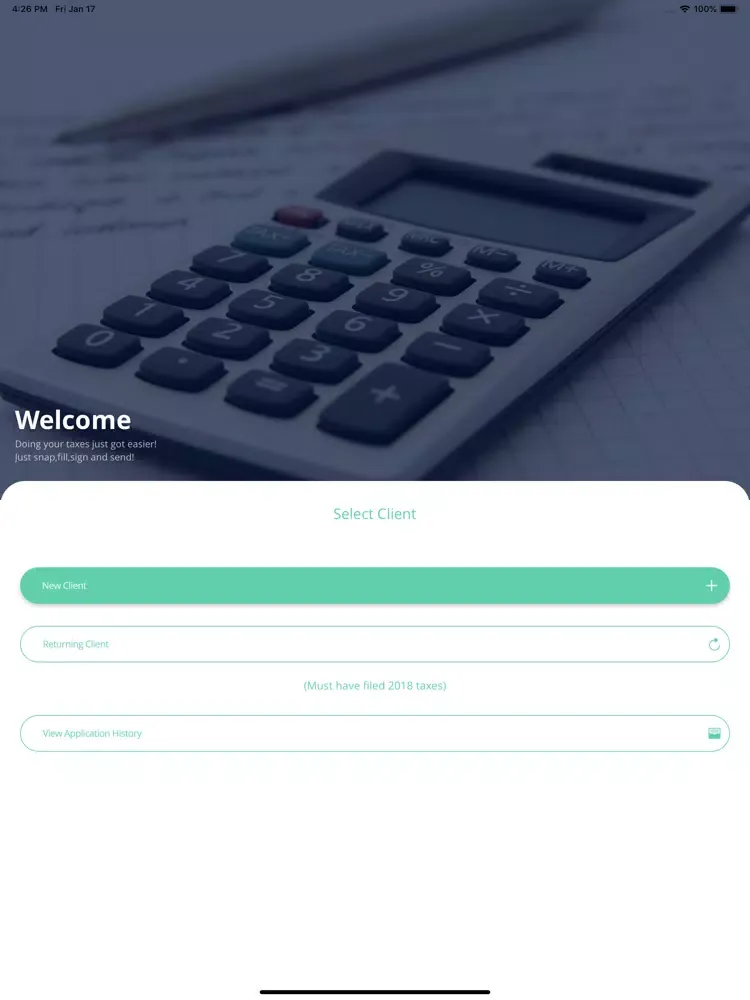 صور New Order Tax Service iPad 