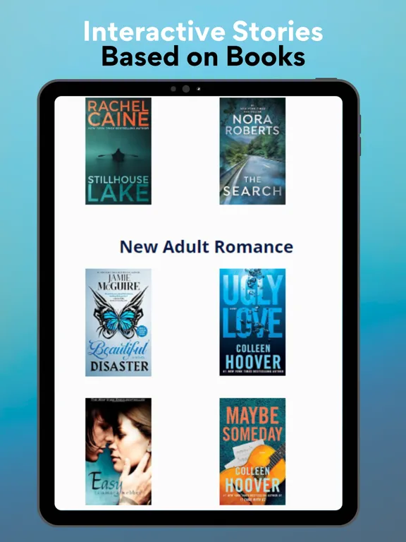 Novel Nudge iPad  Screenshots
