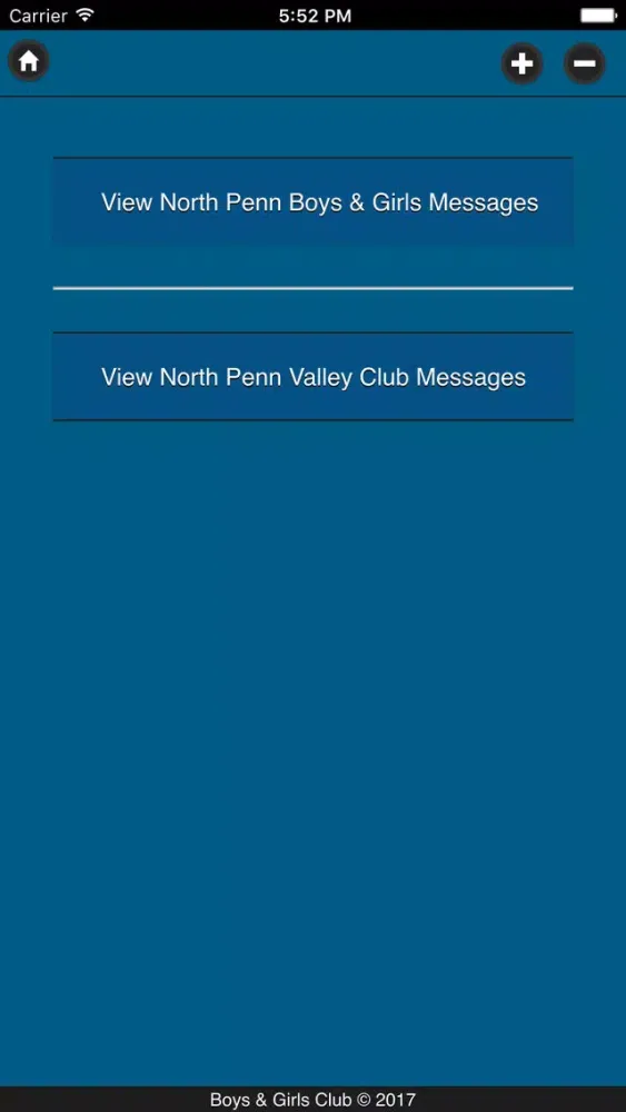 Tangkapan skrin NPV B&G Club