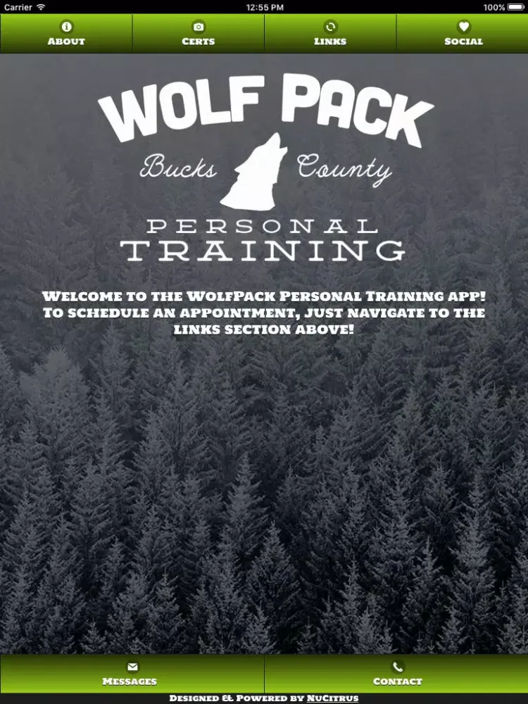 Tangkapan skrin Wolfpack PT iPad 