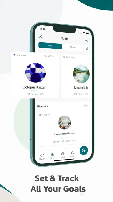 Zrzuty ekranu Octopus: Planner, Goal Tracker