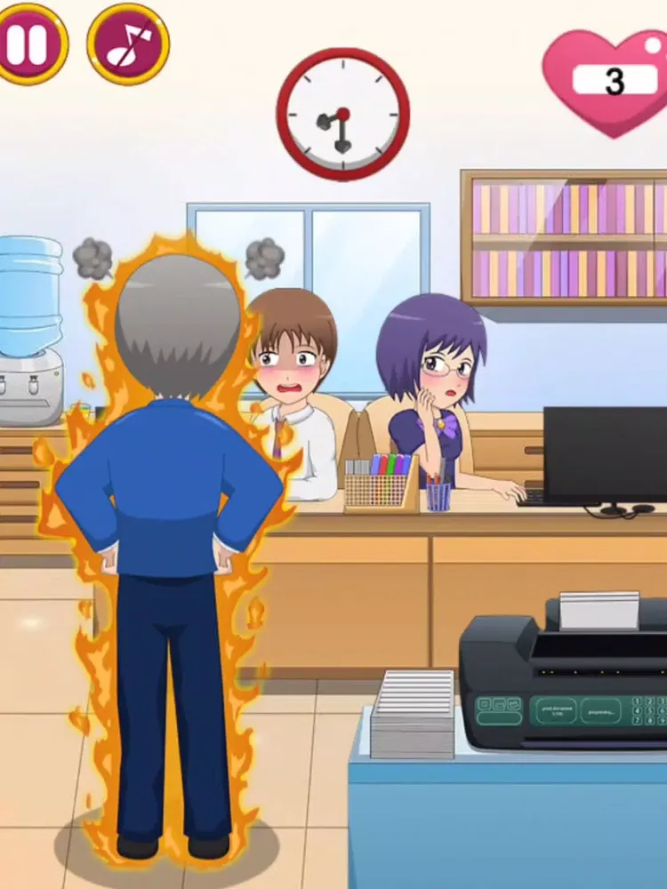 ภาพหน้าจอของ Office Love - Romantic Game App about dating a girl iPad 