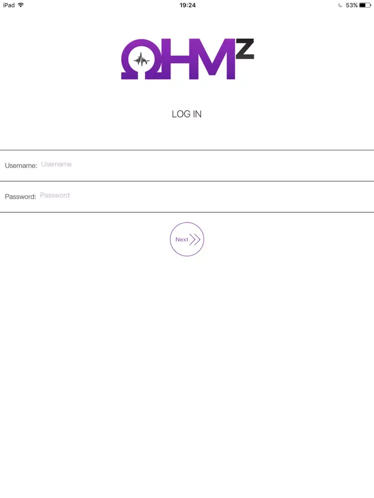 OHMz App iPad  スクリーンショット