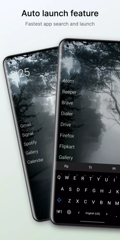 Olauncher. Minimal AF Launcher Screenshots