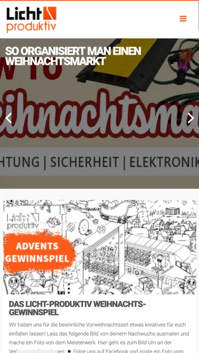 Tangkapan layar Licht-produktiv