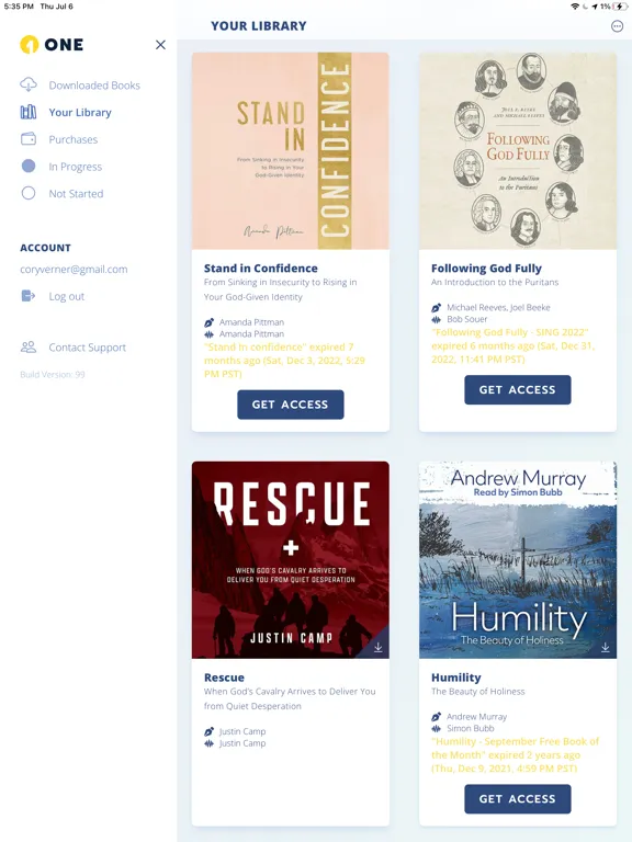 ONE Audiobooks iPad 应用截图