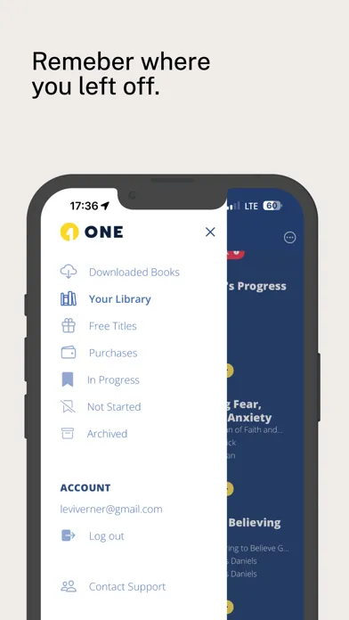 ONE Audiobooks应用截图