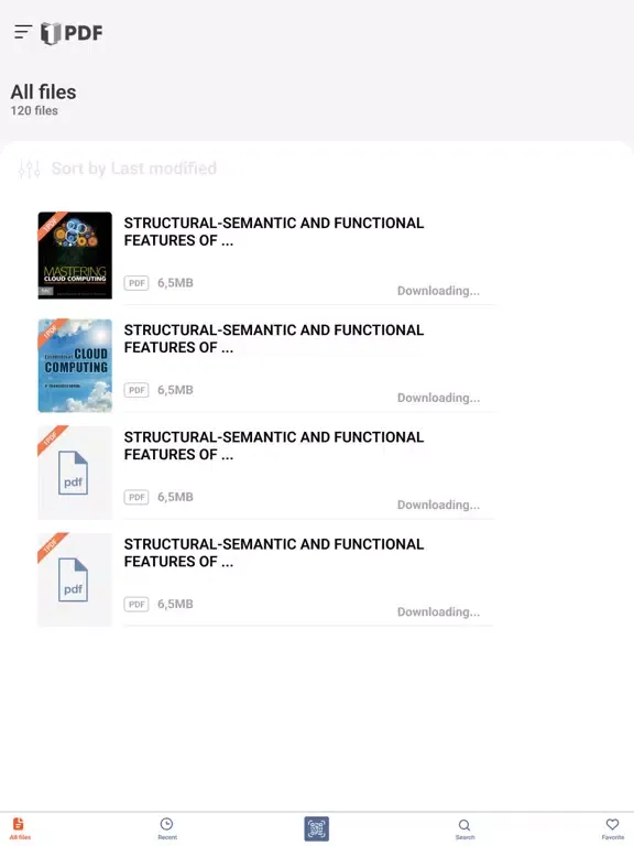 Captures d'écran de Document reader app: 1PDF iPad 