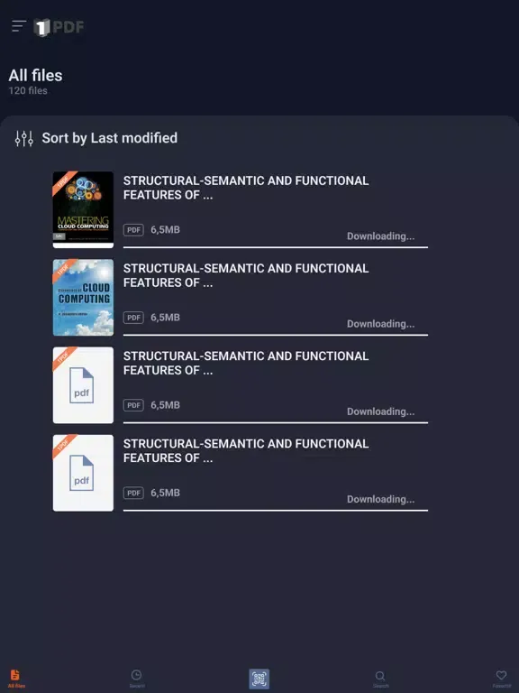 Captures d'écran de Document reader app: 1PDF iPad 