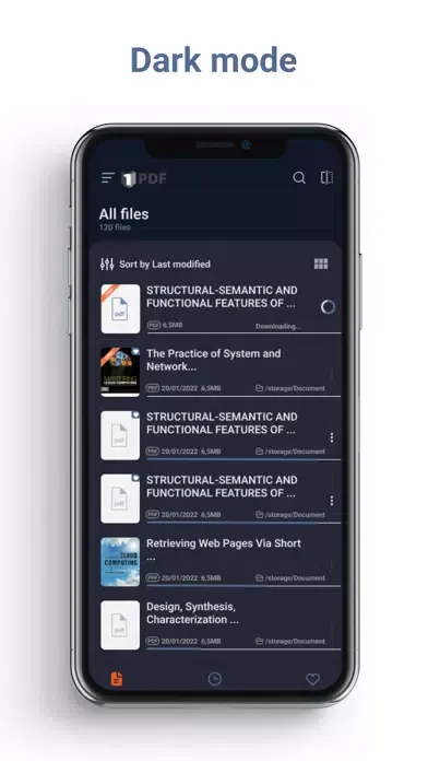 Captures d'écran de Document reader app: 1PDF