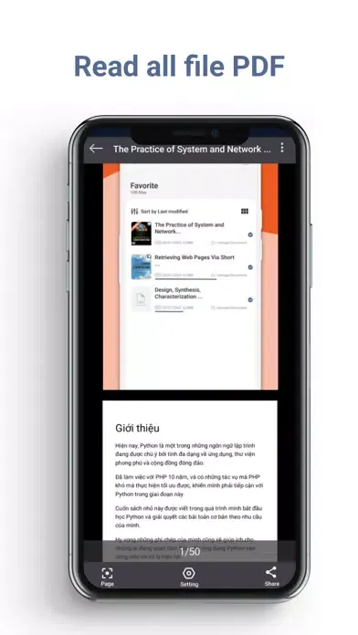 Captures d'écran de Document reader app: 1PDF