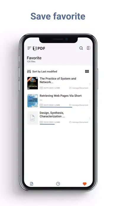 Captures d'écran de Document reader app: 1PDF