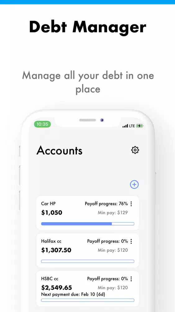 Wealth Wise - Debt Manager应用截图