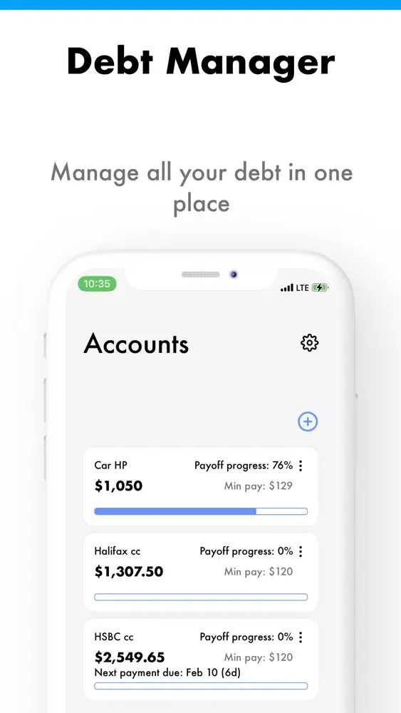 Wealth Wise - Debt Manager سکرین شاٹس