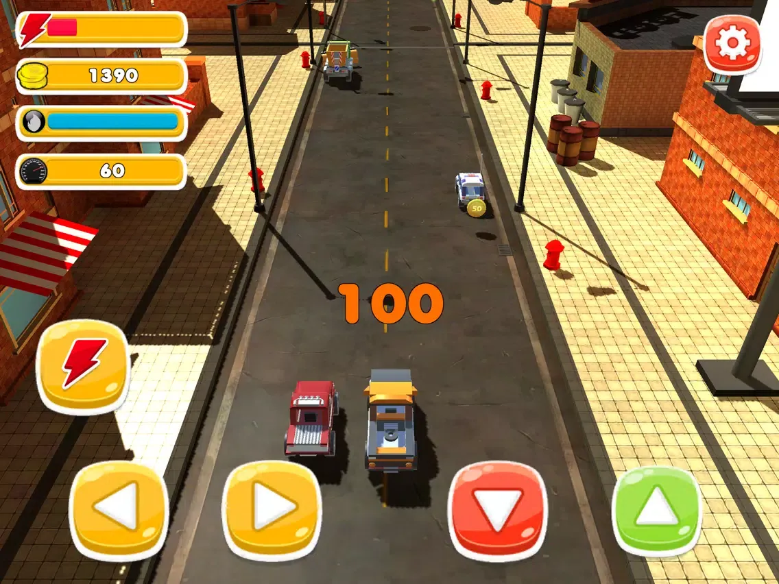 Zrzuty ekranu Mini Racer - Endless Car Smash iPad 