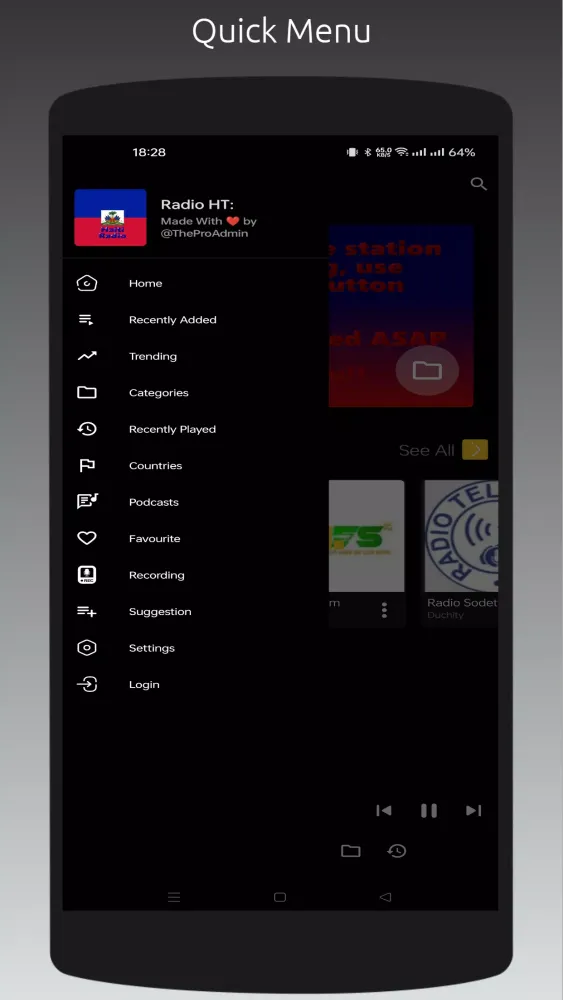 Radio HT: Screenshots