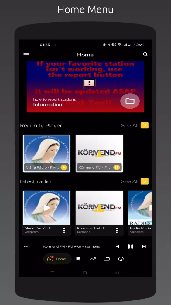 Screenshot di Radio HU: All Hungary Stations
