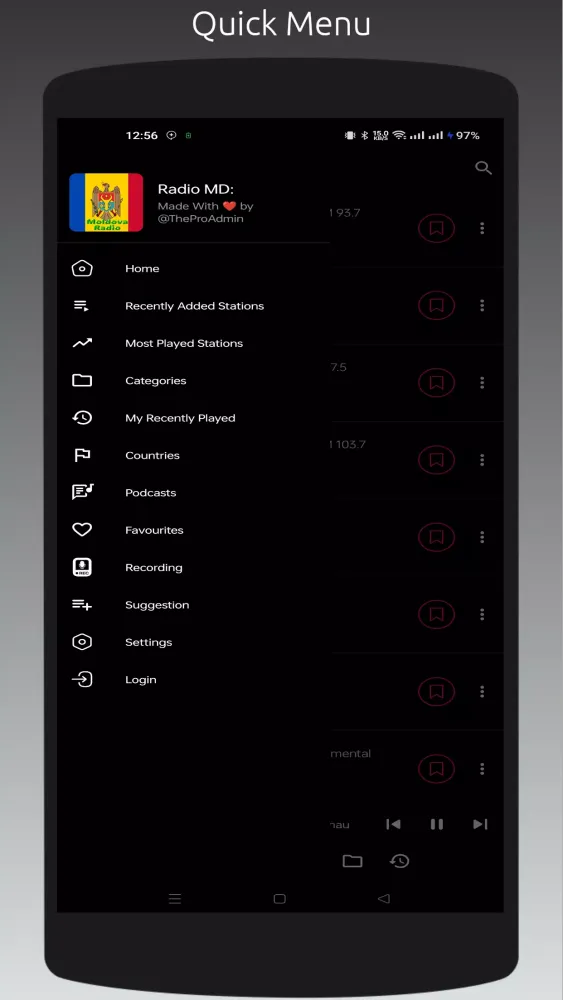 Radio MD: Screenshots