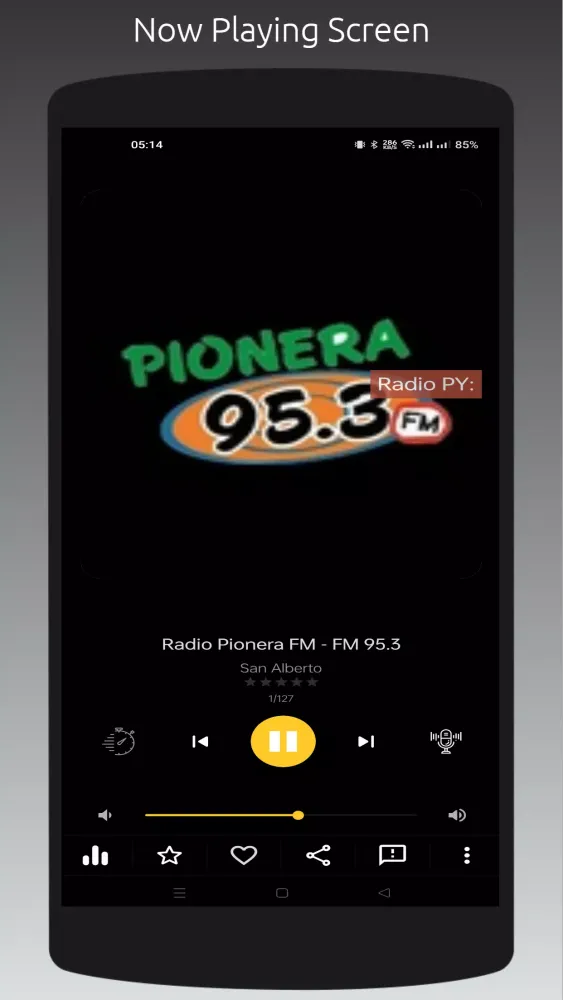 Radio PY: Screenshots