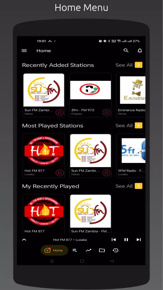 Radio ZM: Screenshots