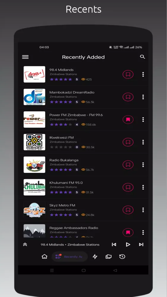 Radio ZW:All Zimbabwe Stations Screenshots