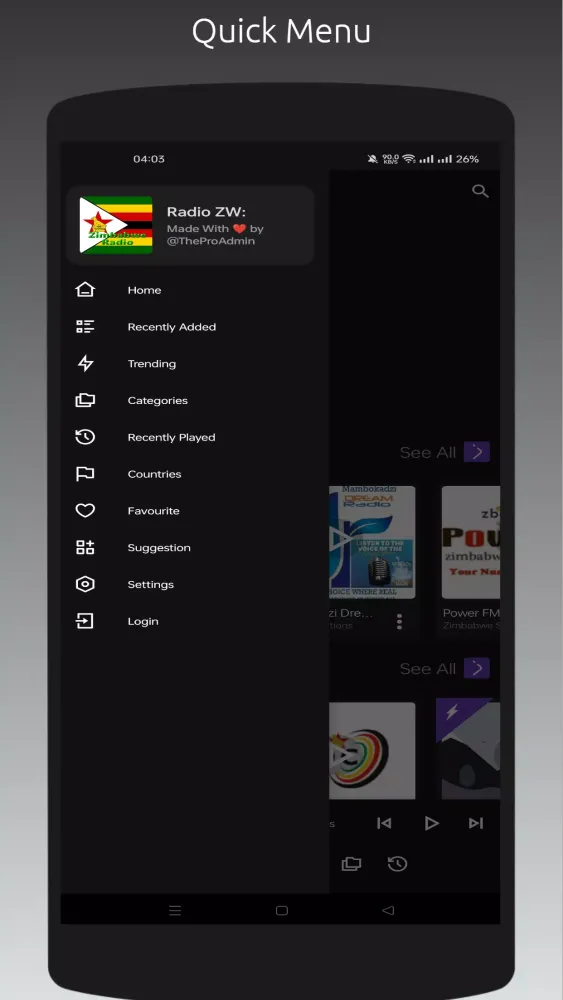Radio ZW:All Zimbabwe Stations Screenshots