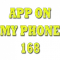 App on my phone 168