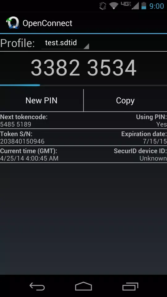 OpenConnect سکرین شاٹس