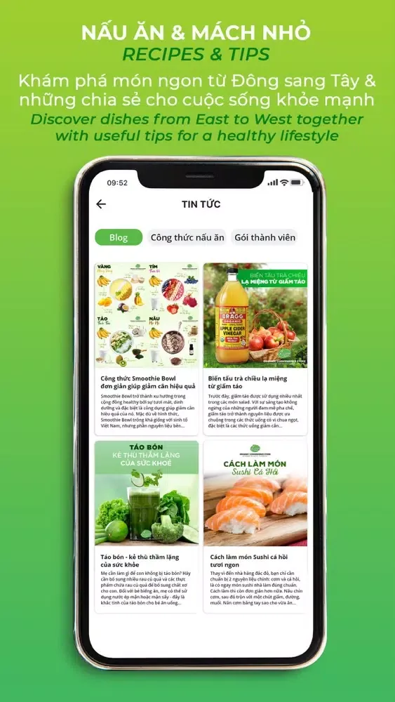 Скриншоты Organicfood.vn