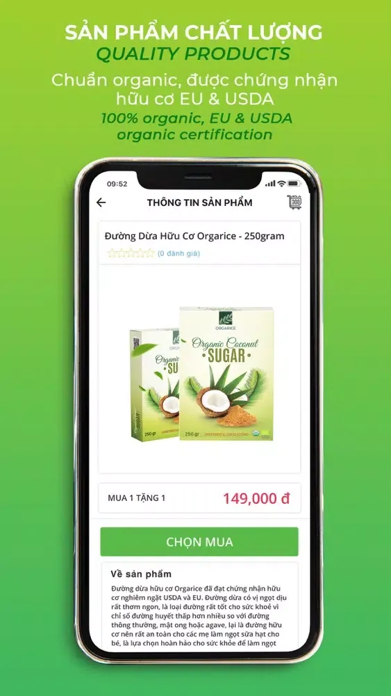 Скриншоты Organicfood.vn